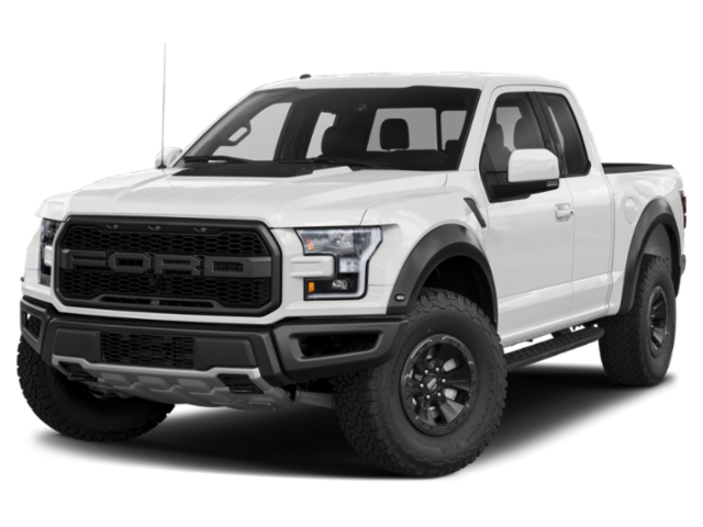 2018 Ford F-150 Raptor in Magnetic — front three-quarter view